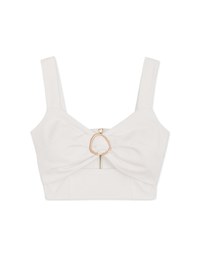 Hollow Wide Shoulder Short Vest (With Chest Pad)