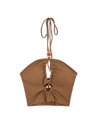 Vacation Style Strap Hollow Vest (With Padding)