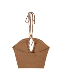 Vacation Style Strap Hollow Vest (With Padding)