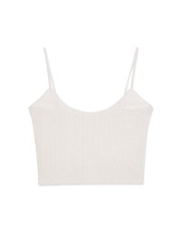Knit Crop Vest (With Padding)