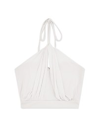 Halter Chiffon Padded Camisole Bra Top