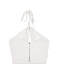 Halter Chiffon Padded Camisole Bra Top