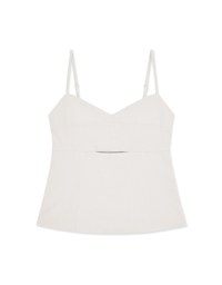 Hollow Shape Tank Top(With Padding)