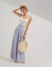 Hollow Shape Tank Top(With Padding)