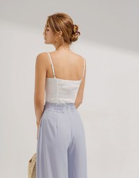 Hollow Shape Tank Top(With Padding)