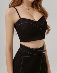 Denim Jeans Thread Vest (With Padding)