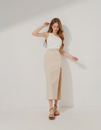 One-Shoulder Chiffon Top