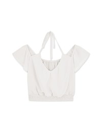 Chiffon Hollow Tie Top