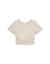 Fantastially Busty Short-Sleeved Bra Top