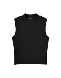 Silky Cooling Turtleneck Basic Tank Top Modal Fabric