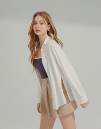 Anti-UV Super Cooling Oversized Blouse Shirt