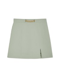 Trendy Gold Chain A-Line Skorts