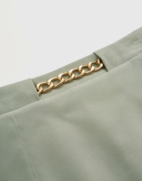 Trendy Gold Chain A-Line Skorts
