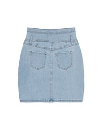 【Den!m LITE】Cooling Denim SKIRT No Filter Slimming Denim Jeans Skirt