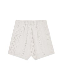 Lace Elastic A-Line Shorts