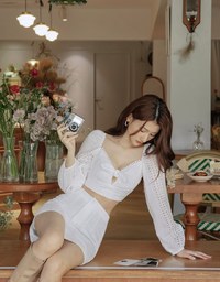Lace Elastic A-Line Shorts