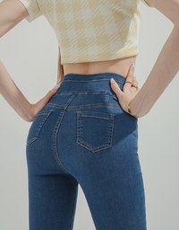 【Den!m LITE】Cooling JEANS PANTS No Filter Slimming Denim Skirt