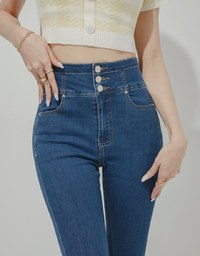 【Den!m LITE】Cooling JEANS PANTS No Filter Slimming Denim Skirt