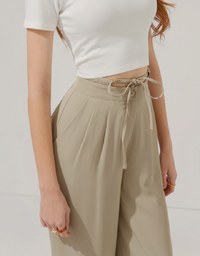 Hollow Tie Suit Pants