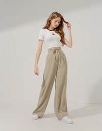Hollow Tie Suit Pants