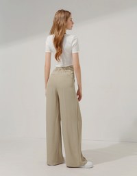 Hollow Tie Suit Pants