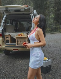 【Beach Cover】 Knit Bikini Cover Up Beach Dress