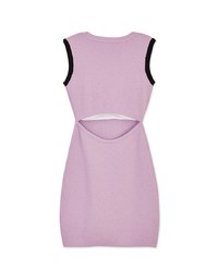 Cutout Waist Knit Dress