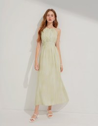 Halter Tie-Dye Long Dress