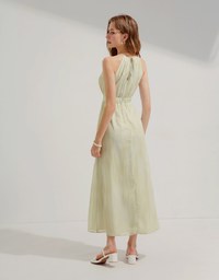 Halter Tie-Dye Long Dress