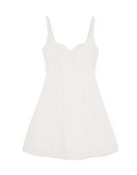 Dinner Dress With Bra Padded Corset Structure Fish Bone High Waist Mini Dress H05