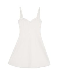 Dinner Dress With Bra Padded Corset Structure Fish Bone High Waist Mini Dress H05