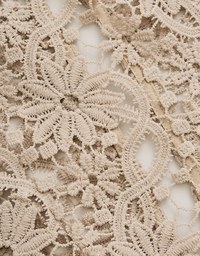 Hollow Lace Mini Dress