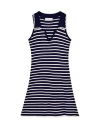 Striped knit Mini Dress