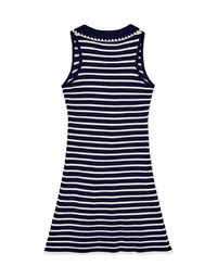 Striped knit Mini Dress