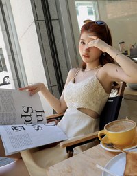 Hollow Stitching Bra Padded Mini Dress
