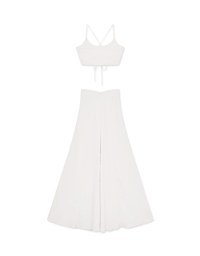ONE TONE Wide Hem Trousers Set Wear (With Padding)