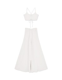 ONE TONE Wide Hem Trousers Set Wear (With Padding)