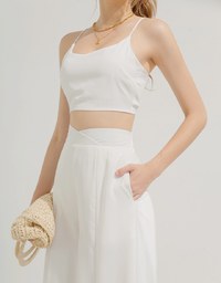 ONE TONE Wide Hem Trousers Set Wear (With Padding)