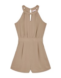 Cutout Shoulder Loose Tank Top Jumpsuit