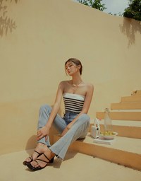 Striped Tube Top