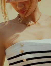 Striped Tube Top