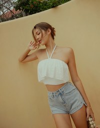 Embroidered Lace Tank Top