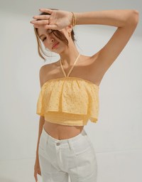 Embroidered Lace Tank Top