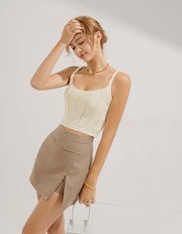 Knit Crop Tank Top