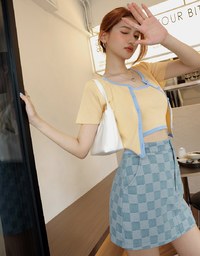 Two-Piece Knit Top