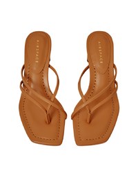 Cross-Strap Mid-Heel Slides