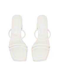 Minimalist Thin Strap Mid-Heel Sandals
