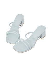 Minimalist Thin Strap Mid-Heel Sandals