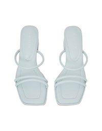 Minimalist Thin Strap Mid-Heel Sandals
