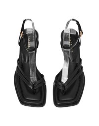 Strap Wrap Mid-Heel Sandals